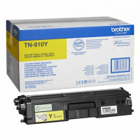 Картридж лазерный BROTHER (TN910Y) HL-L9310CDW/MFC-L9570CDW, желтый, оригинальный, ресурс 9000 стр.