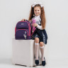 Рюкзак BRAUBERG CLASSIC, легкий каркас, премиум материал, Graceful cat, фиолетовый, 37х32х21 см, 270087 по низкой цене оптом Краснодар, Москва, Уфа, Казань, Барнаул, Владивосток, Хабаровск, Сахалин, Красноярск, Екатеренбург, 