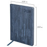 Еженедельник датированный 2026 БОЛЬШОЙ ФОРМАТ 210х297мм А4 BRAUBERG Wood, под кожу, синий, 117158 по низкой цене оптом 
