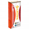 Ручка гелевая CROWN "Hi-Jell", КРАСНАЯ, корпус прозрачный, узел 0,5 мм, линия письма 0,35 мм, HJR-500B по низкой цене оптом 