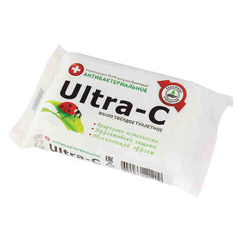 Мыло туалетное антибактериальное 200 г Ultra-C (ЭФКО), 80594 по низкой цене оптом  Мыло туалетное антибактериальное 200 г Ultra-C (ЭФКО), 80594 по низкой цене оптом