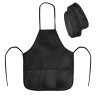 Фартук с нарукавниками для уроков труда ПИФАГОР, 3 кармана, стандартный размер, 44x55 см, черный, 273755 по низкой цене оптом 