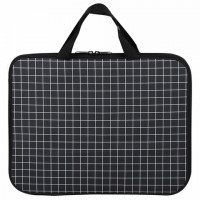 Папка на молнии с ручками BRAUBERG А4, 1 отделение, полиэстер, 20мм, Checkered, 272173