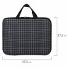 Папка на молнии с ручками BRAUBERG А4, 1 отделение, полиэстер, 20мм, Checkered, 272173 по низкой цене оптом 