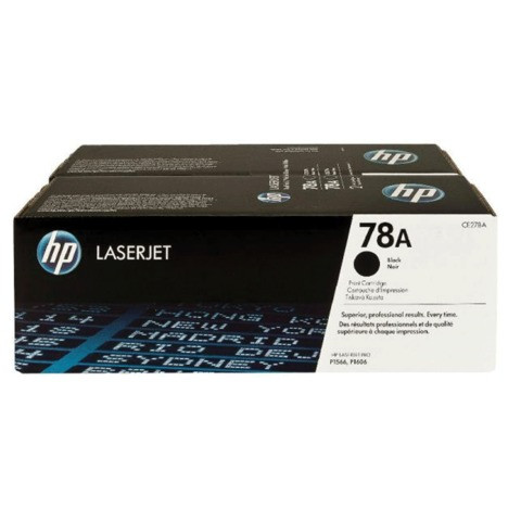 Картридж лазерный HP (CE278AF) LaserJet P1566/1606DN и др., №78А, КОМПЛЕКТ 2 шт., оригинальный, ресурс 2х2100 страниц по низкой цене оптом 