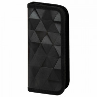 Пенал ПИФАГОР, 1 отделение, ламинированный картон, 19х9 см, "Black", 271100