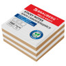 Блок самоклеящийся крафтовый (стикеры) BRAUBERG, MULTI KRAFT 76х76 мм, 300 листов, 115209 по низкой цене оптом 