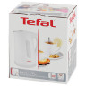 Чайник TEFAL KO270130, 1,7 л, 2400 Вт, закрытый нагревательный элемент, пластик, белый/серый по низкой цене оптом Краснодар, Москва, Уфа, Казань, Барнаул, Владивосток, Хабаровск, Сахалин, Красноярск, Екатеренбург, 