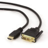 Кабель HDMI-DVI-D, 1,8 м, GEMBIRD, экранированный, для передачи цифрового видео, CC-HDMI-DVI-6 по низкой цене оптом 