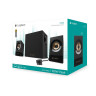 Колонки компьютерные LOGITECH Z533 2.1, 2х15 Вт, 1х30 Вт, пластик, чёрные, 980-001054 по низкой цене оптом 