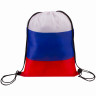 Сумка-мешок на завязках Триколор РФ, без герба, 32 х 42 см, BRAUBERG, 228327, RU36 по низкой цене оптом Краснодар, Москва, Уфа, Казань, Барнаул, Владивосток, Хабаровск, Сахалин, Красноярск, Екатеренбург, 