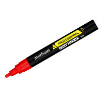 Маркер-краска MunHwa "Professional Paint Marker" красная, 4мм, нитро-основа