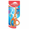 Ножницы MAPED (Франция) "Zenoa Fit", 130 мм, прорезинные ручки, с цветной печатью, ассорти, 670110 по низкой цене оптом 