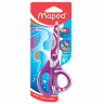 Ножницы MAPED (Франция) "Zenoa Fit", 130 мм, прорезинные ручки, с цветной печатью, ассорти, 670110 по низкой цене оптом 