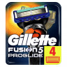 Сменные кассеты для бритья 4 шт., GILLETTE (Жиллет) "Fusion ProGlide", для мужчин по низкой цене оптом Краснодар, Москва, Уфа, Казань, Барнаул, Владивосток, Хабаровск, Сахалин, Красноярск, Екатеренбург, 