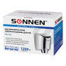 Сушилка для рук SONNEN HD-555, 1200 Вт, нержавеющая сталь, антивандальная, хром, 604747 по низкой цене оптом 