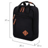 Рюкзак BRAUBERG FRIENDLY молодежный, черный, 37х26х13 см, 270089 по низкой цене оптом Краснодар, Москва, Уфа, Казань, Барнаул, Владивосток, Хабаровск, Сахалин, Красноярск, Екатеренбург, 