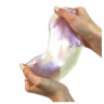 Слайм (лизун) "Slime Ninja Северное сияние", с блестками, 130 г, ВОЛШЕБНЫЙ МИР, S130-3 по низкой цене оптом Краснодар, Москва, Уфа, Казань, Барнаул, Владивосток, Хабаровск, Сахалин, Красноярск, Екатеренбург, 