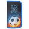 Пенал ЮНЛАНДИЯ, 3 отделения, полиэстер, 19х11 см, "Football power", 271030 по низкой цене оптом 