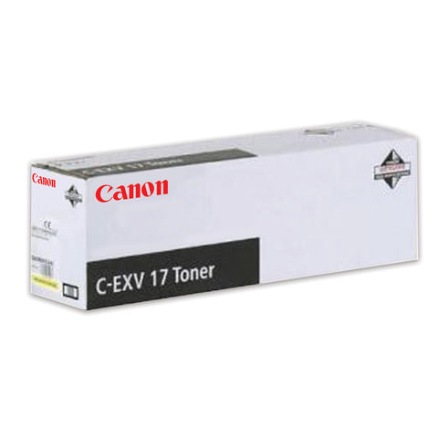 Тонер CANON (C-EXV17Y) iR4080/4580/5185, желтый, оригинальный, ресурс 30000 стр., 0259B002 по низкой цене оптом 