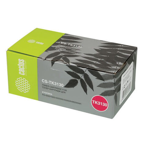 Тонер-картридж CACTUS (CS-TK3130) для KYOCERA FS-4200D/4300D/M3550idn, ресурс 25000 стр. по низкой цене оптом 