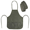 Фартук с нарукавниками для уроков труда ПИФАГОР, 3 кармана, стандартный размер, 44x55 см, хаки, 273756 по низкой цене оптом 