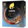 Чай CURTIS "Elegant Earl Grey" черный ароматизированный мелкий лист 100 сашетов, 101015 по низкой цене оптом 