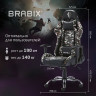 Кресло компьютерное BRABIX "Military GM-140", две подушки, экокожа, черное с рисунком милитари, 532802 по низкой цене оптом 