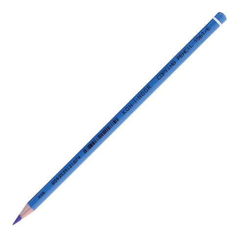 Карандаш химический KOH-I-NOOR, СИНИЙ, 1 шт., грифель 3 мм, длина 175 мм, 156100E004KS по низкой цене оптом 