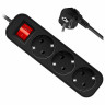 Удлинитель сетевой DEFENDER G330, 3 розетки, c заземлением, выключатель, 10А, длина 3 м, черн, 99334 по низкой цене оптом Краснодар, Москва, Уфа, Казань, Барнаул, Владивосток, Хабаровск, Сахалин, Красноярск, Екатеренбург, 