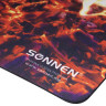 Коврик для мыши SONNEN "FIRE", резина + ткань, 220х180х3 мм, 513292 по низкой цене оптом 