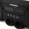 Колонка портативная SONNEN B306, 12 Вт, Bluetooth, FM-тюнер, microSD, MP3-плеер, черная, 513479 по низкой цене оптом Краснодар, Москва, Уфа, Казань, Барнаул, Владивосток, Хабаровск, Сахалин, Красноярск, Екатеренбург, 