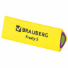Ластик BRAUBERG "Fruity S", 44х15х15 мм, цвет ассорти, треугольный, 228713 по низкой цене оптом Краснодар, Москва, Уфа, Казань, Барнаул, Владивосток, Хабаровск, Сахалин, Красноярск, Екатеренбург, 
