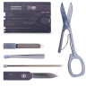 Подарочный набор "Швейцарская Карта" VICTORINOX "Swiss Card Onyx", полупрозрачная, черная, 11 функ., 0.7133.T3 по низкой цене оптом 