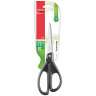 Ножницы MAPED (Франция) "Essentials Green", 210 мм, черные, эргономичные ручки, картонная упаковка с европодвесом, 468110 по низкой цене оптом 