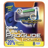 Сменные кассеты для бритья 8 шт., GILLETTE (Жиллет) "Fusion ProGlide Power", для мужчин по низкой цене оптом Краснодар, Москва, Уфа, Казань, Барнаул, Владивосток, Хабаровск, Сахалин, Красноярск, Екатеренбург, 