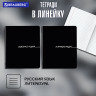 Тетради предметные, КОМПЛЕКТ 12 ПРЕДМЕТОВ, 48л, обложка картон, BRAUBERG, BLACK, 405164 по низкой цене оптом 