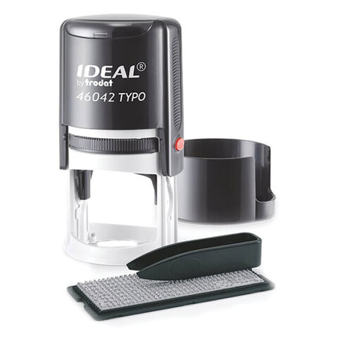 Печать самонаборная 1,5-круга, оттиск D=42 синий,TRODAT IDEAL 46042DB-R1,5, крышка, КАССА В КОМПЛЕКТЕ, 161484 по низкой цене оптом 
