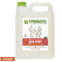 Средство для чистки плит, духовок, грилей от жира/нагара 5 л SYNERGETIC, ЭКО, 87