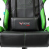Кресло компьютерное Zombie VIKING 5 AERO, 2 подушки, экокожа, черное/зеленое, 1359298 по низкой цене оптом 