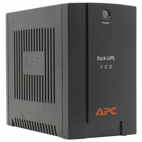 Источник бесперебойного питания APC Back-UPS BX500CI, 500VA (300 W), 3 розетки IEC 320, черный по низкой цене оптом 
