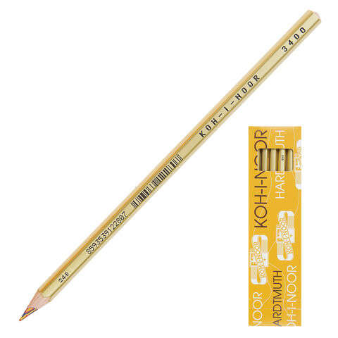 Карандаш с многоцветным грифелем KOH-I-NOOR, 1 шт., "Aristochrom", 3,8 мм, заточенный, 3400000002KD по низкой цене оптом Краснодар, Москва, Уфа, Казань, Барнаул, Владивосток, Хабаровск, Сахалин, Красноярск, Екатеренбург, 