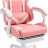 Кресло компьютерное DEFENDER Irifi, 2 подушки, подставка для ног, экокожа, розовое/белое, ш/к 26630, 64042 по низкой цене оптом Кресло компьютерное DEFENDER Irifi, 2 подушки, подставка для ног, экокожа, розовое/белое, ш/к 26630, 64042 по низкой цене оптом