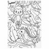 Карандаши цветные мягкие ЮНЛАНДИЯ "САФАРИ", 12 цветов, корпус с печатью, трехгранные, с раскраской, 181580 по низкой цене оптом Краснодар, Москва, Уфа, Казань, Барнаул, Владивосток, Хабаровск, Сахалин, Красноярск, Екатеренбург, 