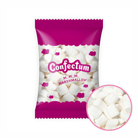 Маршмеллоу CONFECTUM Clouds с ароматом ванили и пломбира 600 г по низкой цене оптом Маршмеллоу CONFECTUM Clouds с ароматом ванили и пломбира 600 г по низкой цене оптом