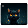 Коврик для мыши CACTUS Black Cat 250x200x3мм, CS-MP-D09S по низкой цене оптом Краснодар, Москва, Уфа, Казань, Барнаул, Владивосток, Хабаровск, Сахалин, Красноярск, Екатеренбург, 