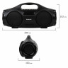Колонка портативная SONNEN B332, 16 Вт, Bluetooth, FM-тюнер, microSD, MP3-плеер, черная, 513480 по низкой цене оптом 