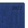 Еженедельник датированный 2022 БОЛЬШОЙ ФОРМАТ 210х297 мм А4, BRAUBERG "Wood", под кожу, синий, 112861 по низкой цене оптом 