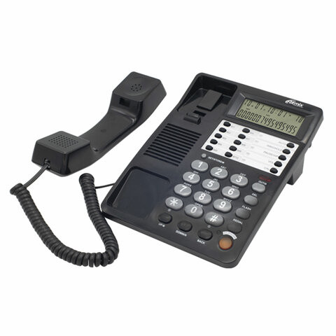 Телефон RITMIX RT-495 black, АОН, спикерфон, память 60 ном., тональный/импульсный режим, черный, 80002152 по низкой цене оптом 
