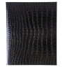 Тетрадь бумвинил А5 48л. скоба, офсет №1, клетка, ЧЕРНАЯ Metallic, тиснение CROCO, HATBER, 072232, 48Т5бвВ1 по низкой цене оптом 